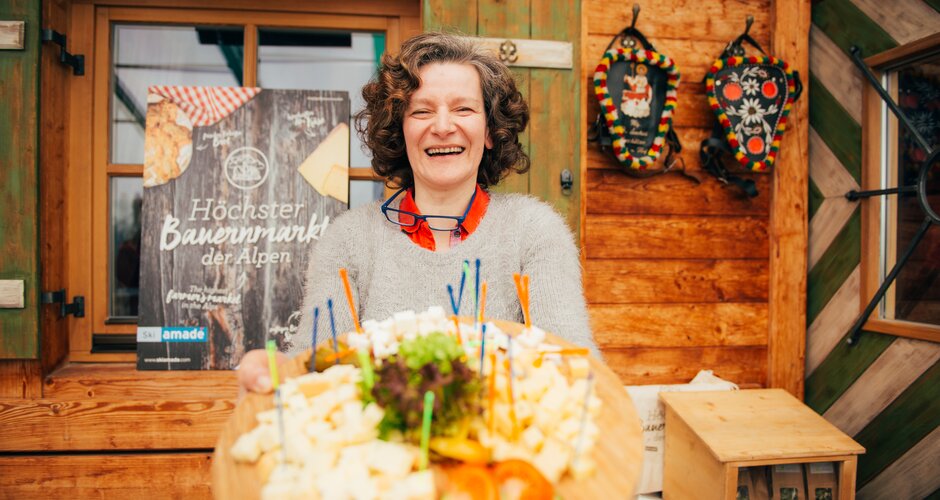 The highest farmer's market of the alps in Ski amadé.